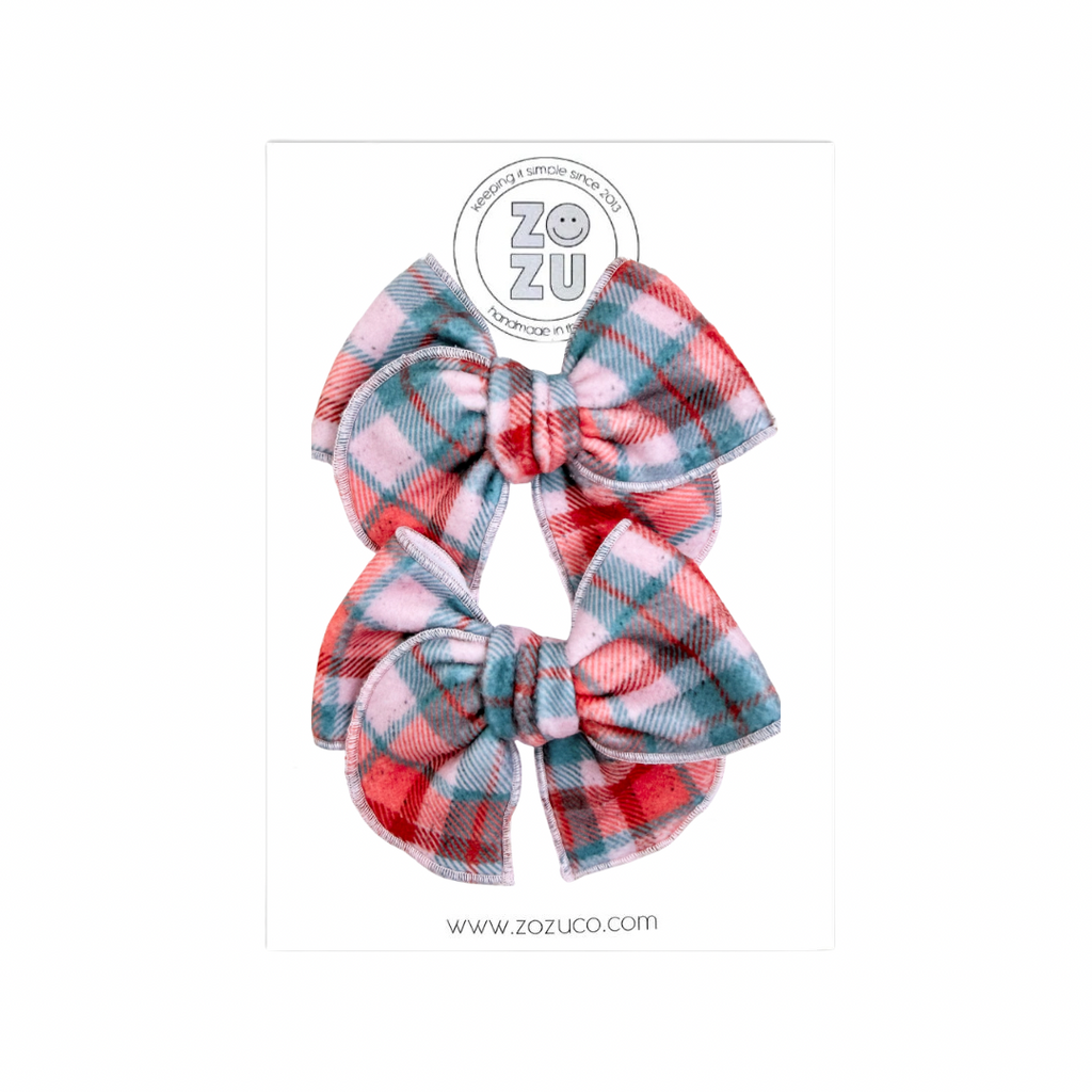 Festive Flannel :: Mini Traveler Pigtail Set