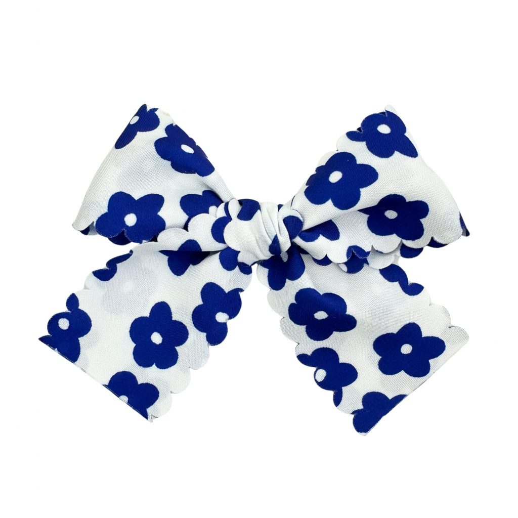 Blue Daisy :: Ribbon Mini Voyager Bow