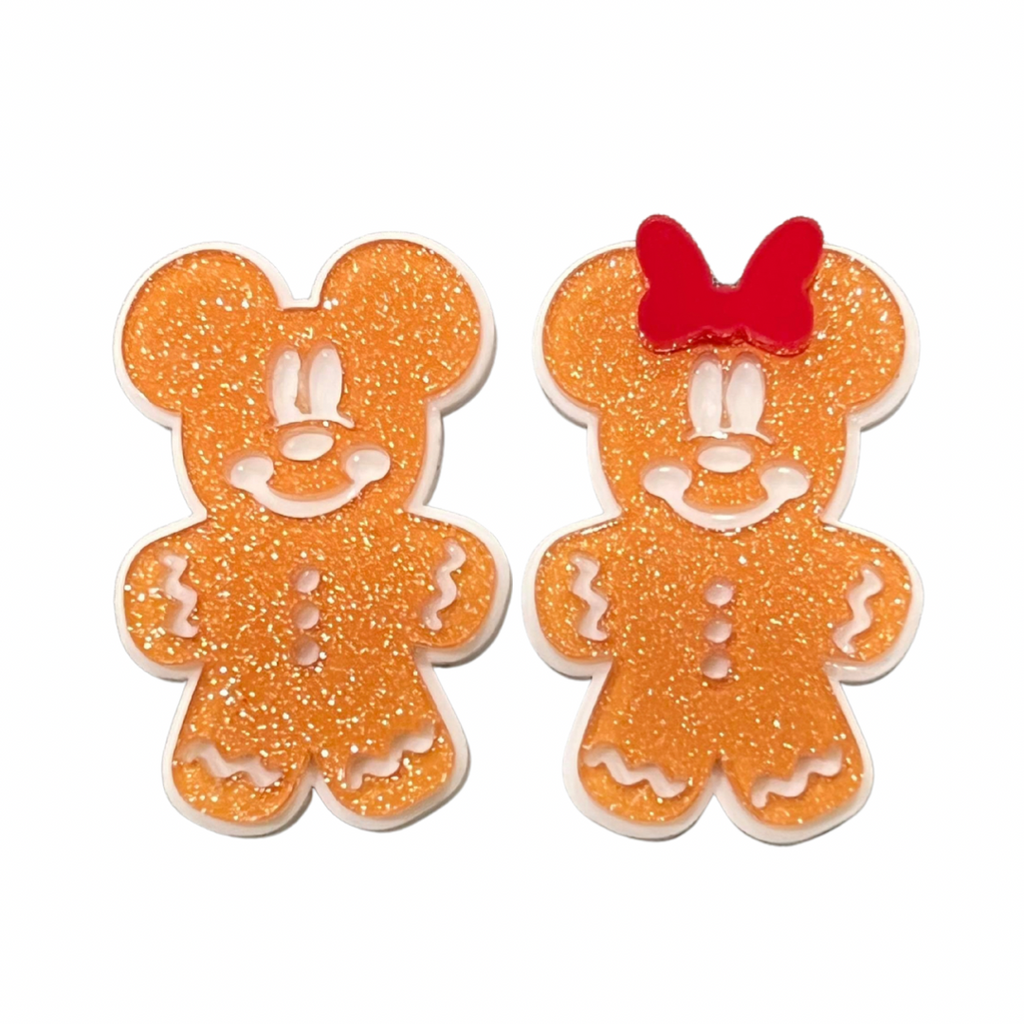 Mouse Ears Gingerbread :: Acrylic Pin (for Backpacks, clothing, etc.)