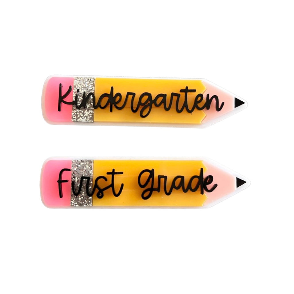 Custom Grade Pencil :: Pin (for Backpacks, clothing, etc.)