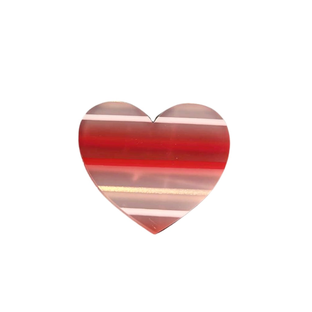 Striped Heart :: Acrylic Clip