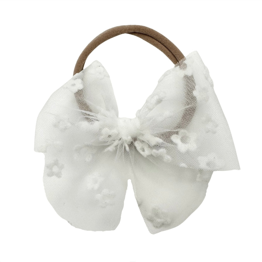 White Floral Tulle :: Mini Traveler