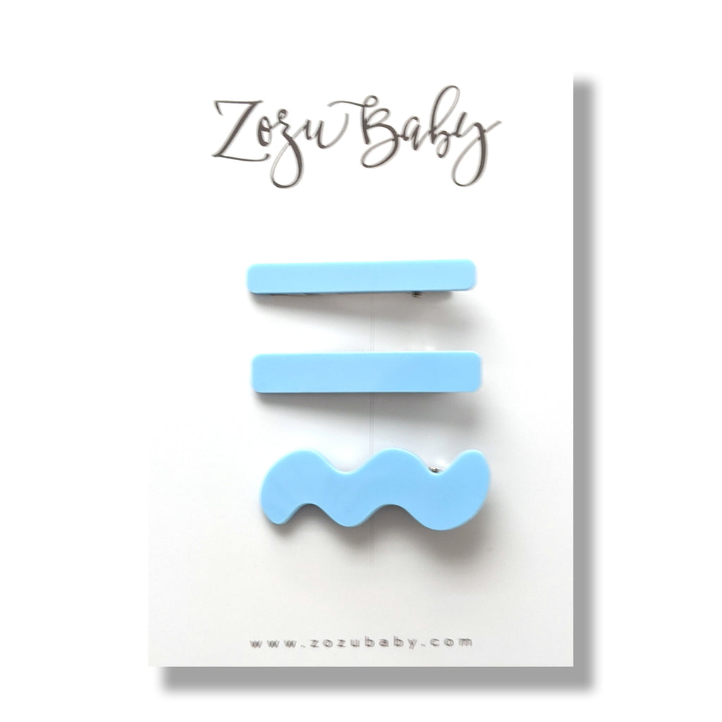 Baby Blue :: Acrylic Clip Set