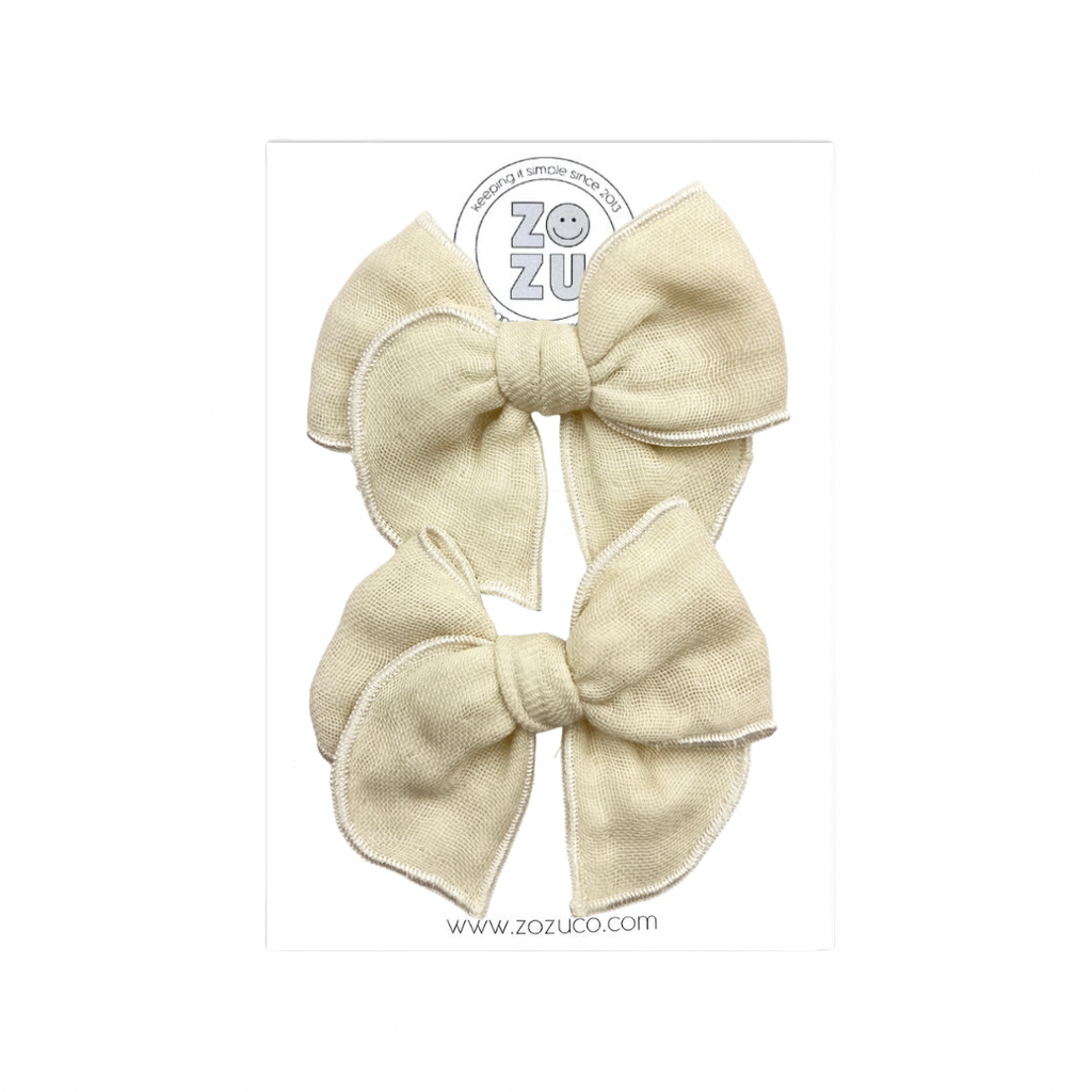 Bone Double Gauze :: Mini Traveler Pigtail Set